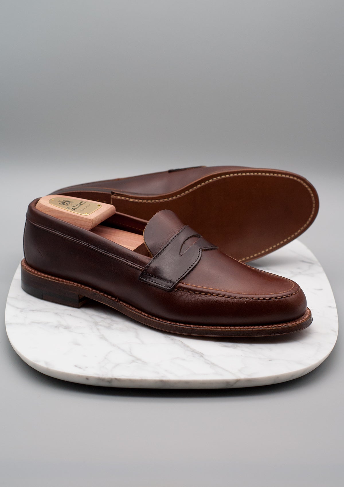 Alden on sale chromexcel loafer