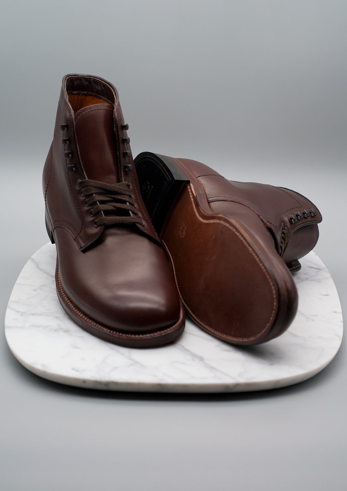 45770H - 379x Brown Plain Toe Boot