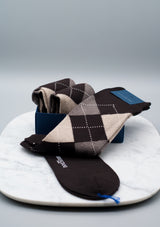 Argyle Wool Blend Socks - FW22