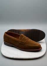 6221L Unlined Penny Loafer - Snuff Suede - Leisure 2 Sole