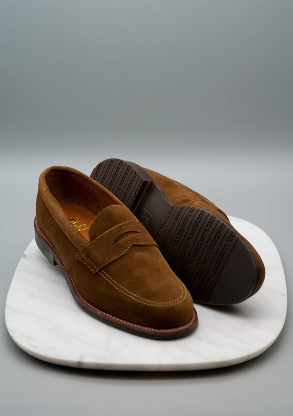 6221L Unlined Penny Loafer - Snuff Suede - Leisure 2 Sole