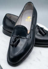 664 Black Shell Cordovan Tassel Loafer