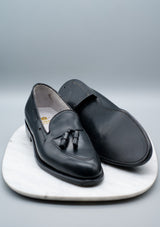 664 Black Shell Cordovan Tassel Loafer