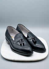 664 Black Shell Cordovan Tassel Loafer