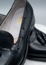 664 Black Shell Cordovan Tassel Loafer