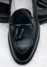 664 Black Shell Cordovan Tassel Loafer
