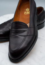 683 Burgundy Calf Full-Strap Loafer
