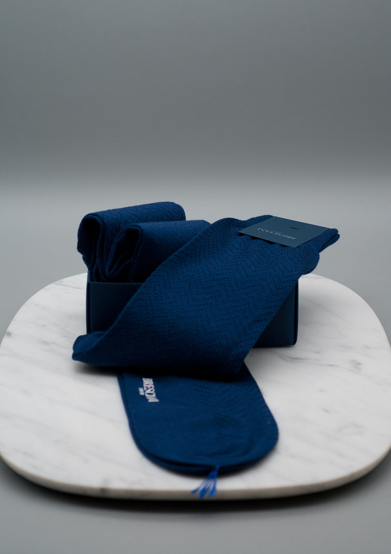 Chevron Merino Wool Socks FW24