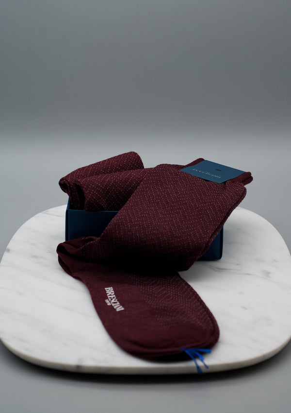 Chevron Merino Wool Socks FW24