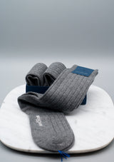Cashmere Ribbed-knit Socks