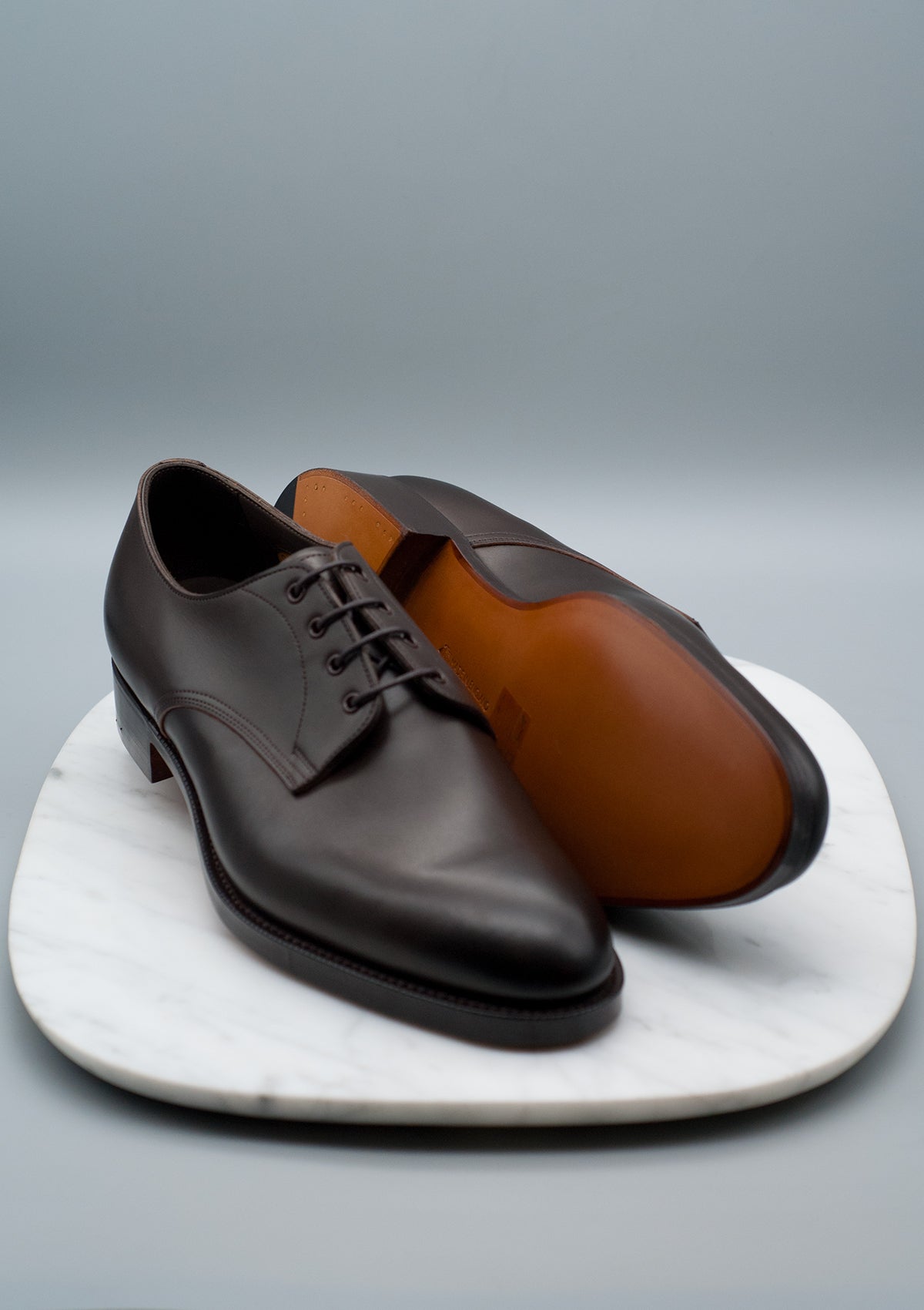 Tricker's Robert Derby Shoes Coffee Suede | Man Tricker's Robert Derby Shoes Coffee Suede | Man