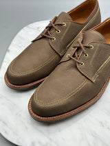 177351L Unlined Clay Nubuck 3-eyelet Boat Shoe