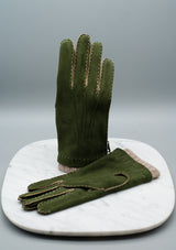 Goatskin - Loden Green - Lined - Cashmere