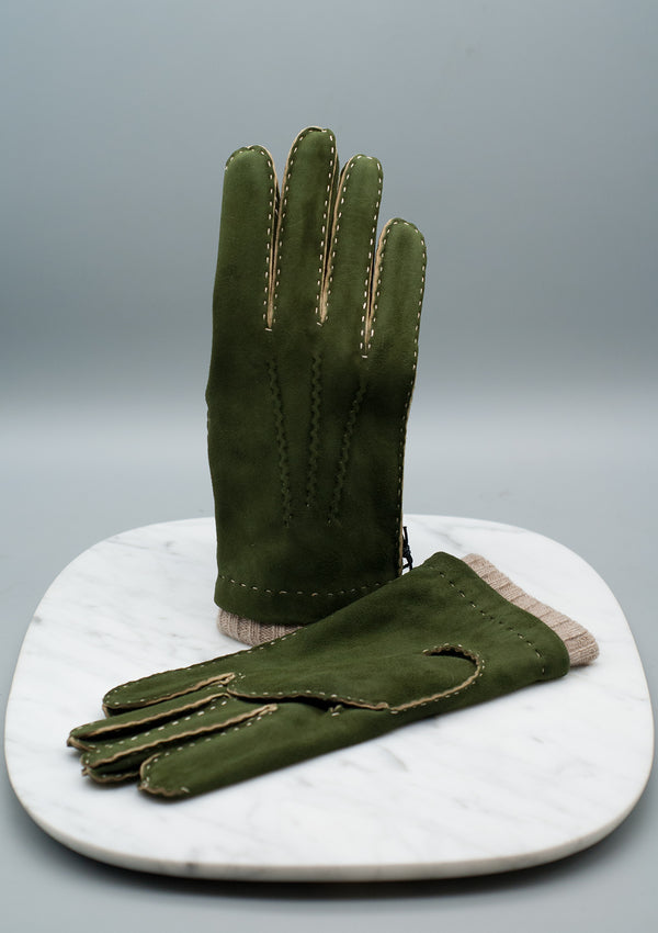 Goatskin - Loden Green - Lined - Cashmere