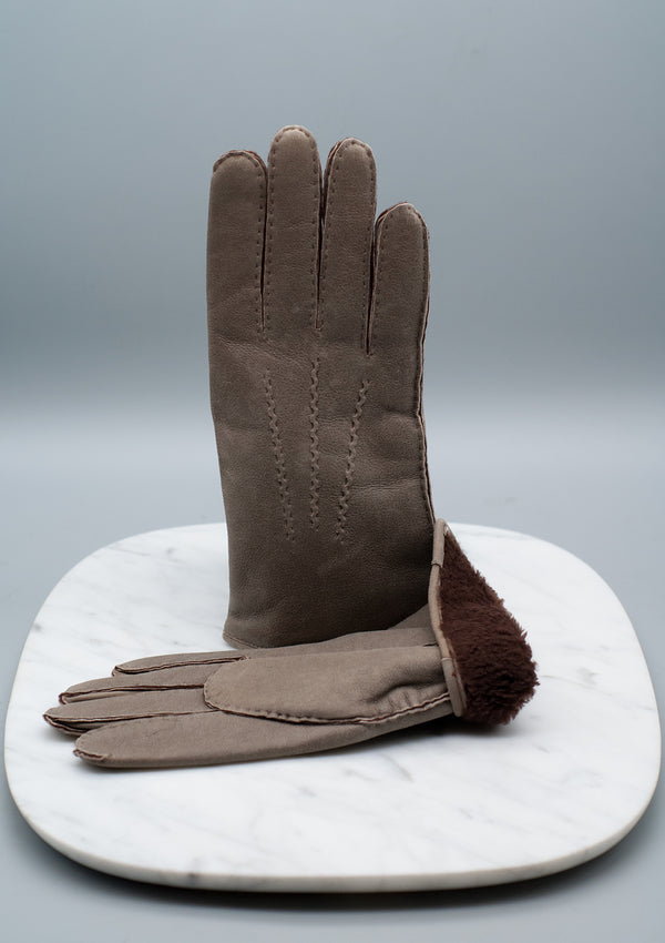 Lambskin - Antique Beige - Lined - Shearling