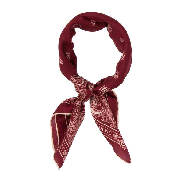 Innamorato - Red Cotton & Silk Bandana