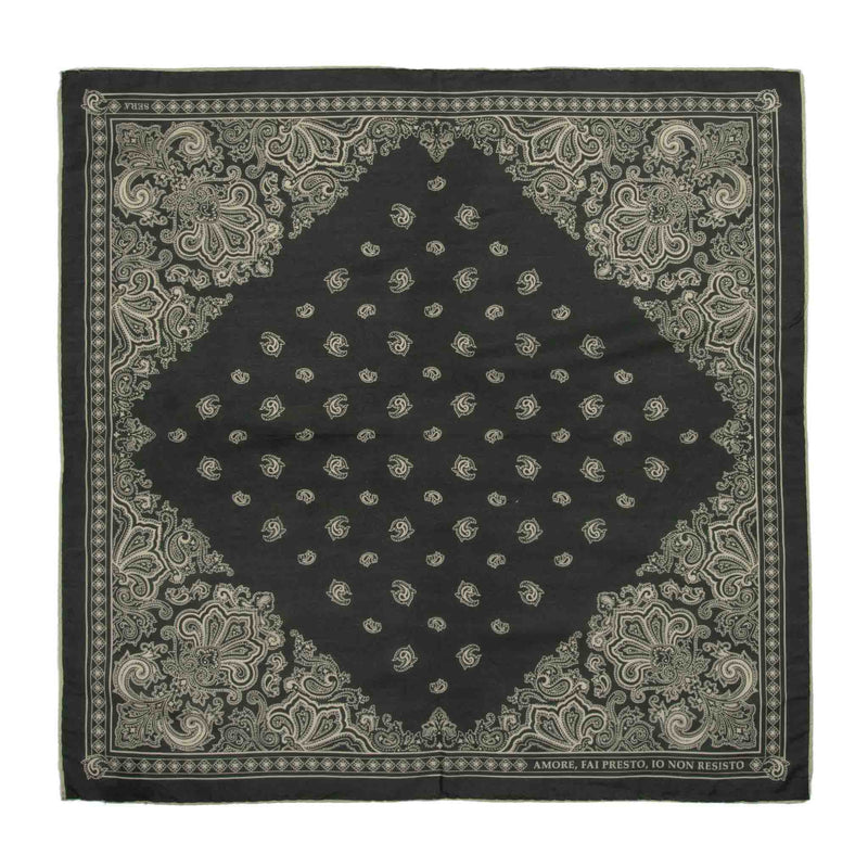 Non Resisto - Green Cotton & Silk Bandana