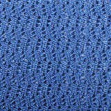 Light Blue Zig Zag V-Point Knitted Silk Tie