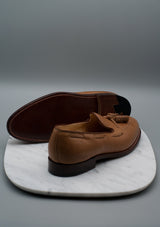 Alden 36601 Natural CXL tassel loafer back / sole