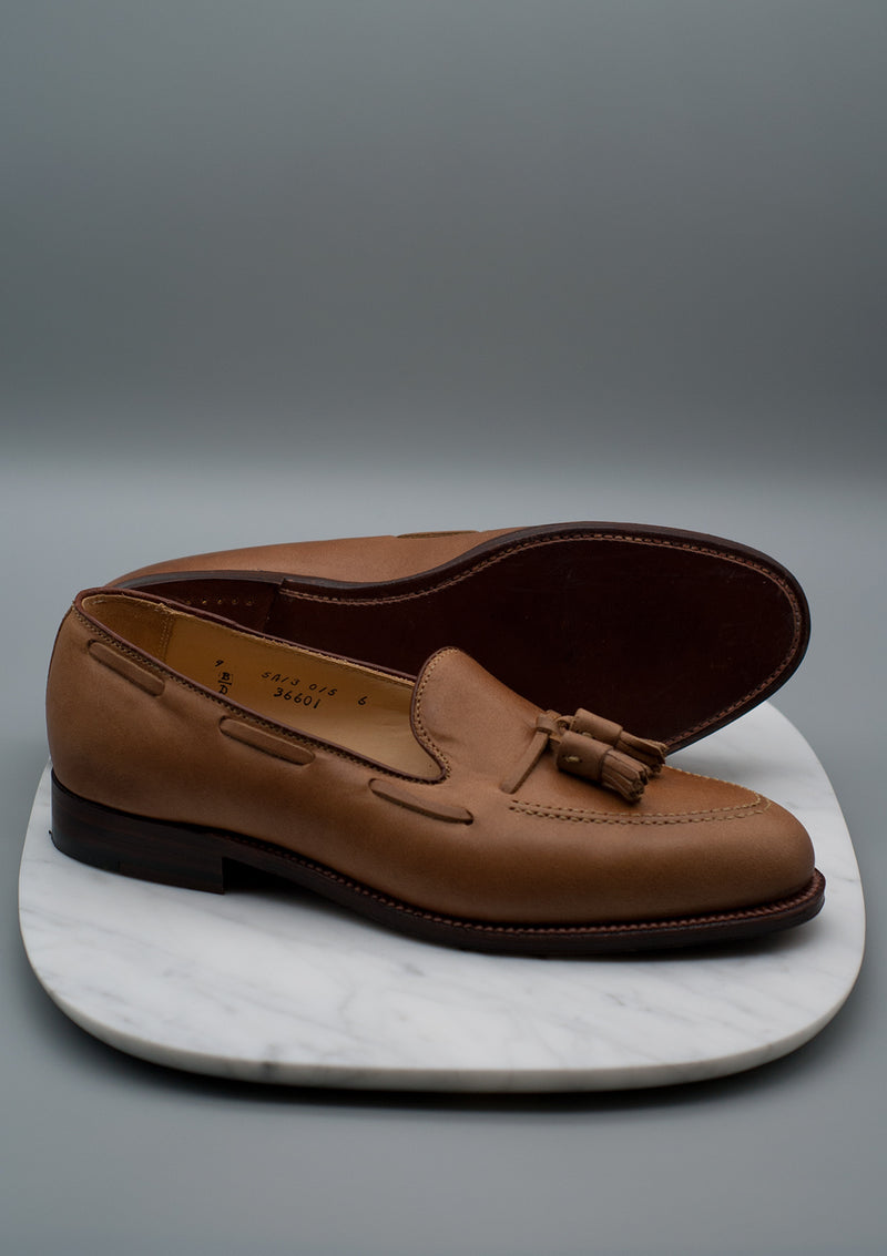 Alden 36601 Natural CXL tassel loafer side / sole