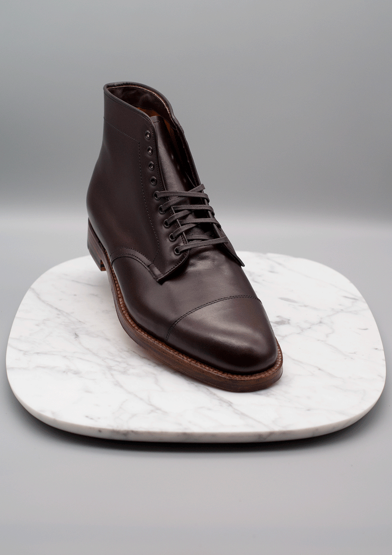 Alden 3912 brown captoe dress boot 
