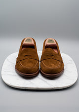Alden 6243F snuff suede LHS loafer pair front