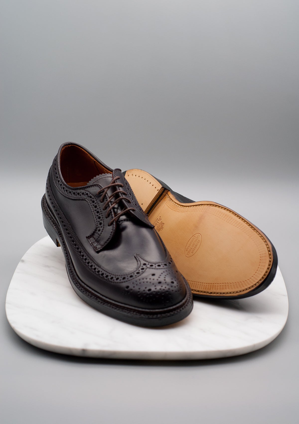 Alden 975 Long Wing Blucher - Color 8 Shell Cordovan – Dashing Chicago