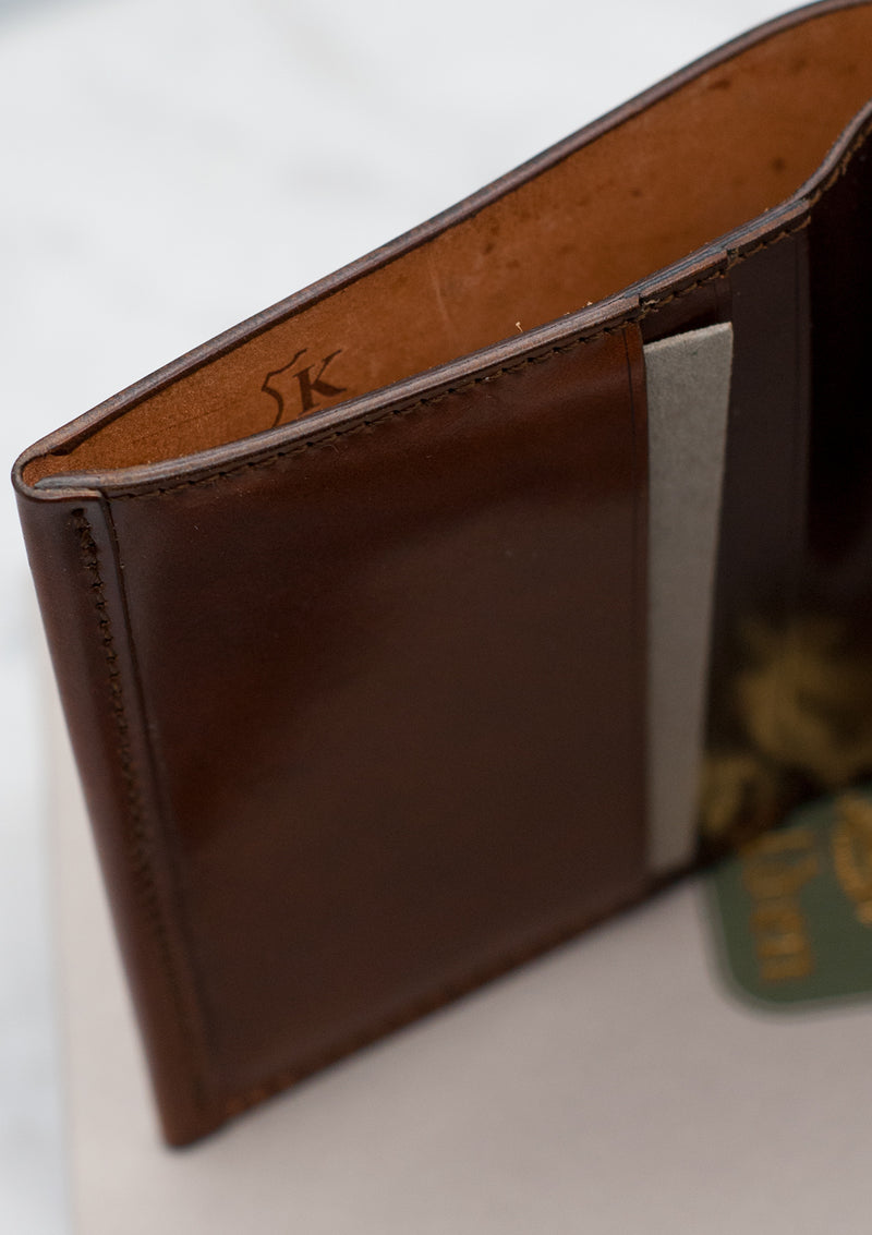 Alden x Kreis Cigar Shell Cordovan Wallet – Dashing Chicago