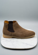 Rover Boots - Greige Suede Natural Sole