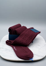 Cashmere Cable-knit Socks